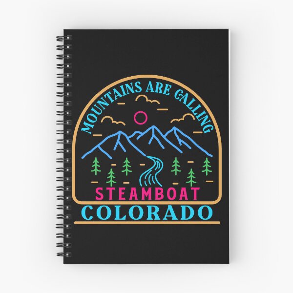 Item preview, Steamboat Colorado- line art designed and sold by Nature-mark.