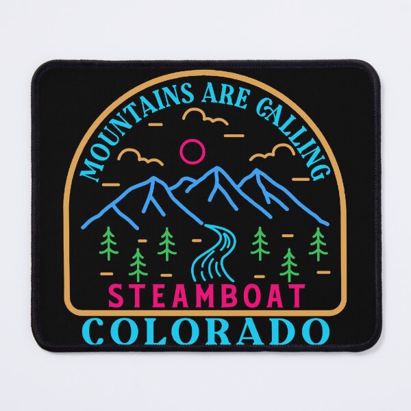 Item preview, Steamboat Colorado- line art designed and sold by Nature-mark.