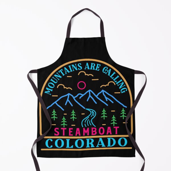 Item preview, Steamboat Colorado- line art designed and sold by Nature-mark.