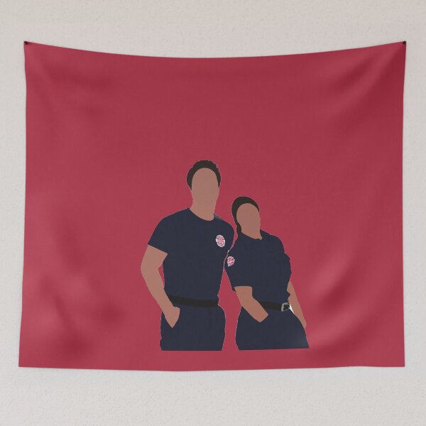 Item preview, Travis and Andy Firefighters - Station 19 designed and sold by jessicaleah15.