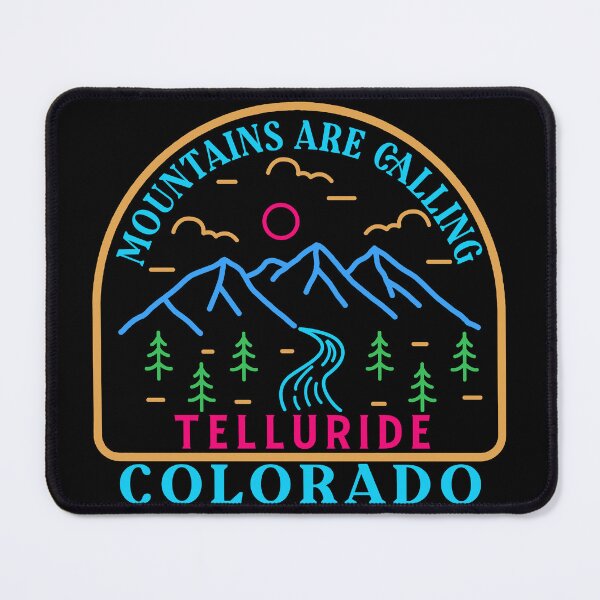 Item preview, Telluride Colorado- line art designed and sold by Nature-mark.