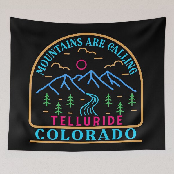 Item preview, Telluride Colorado- line art designed and sold by Nature-mark.