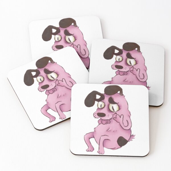 Item preview, cute and full of courage, courage the cowardly dog   designed and sold by AaliyahKing52.