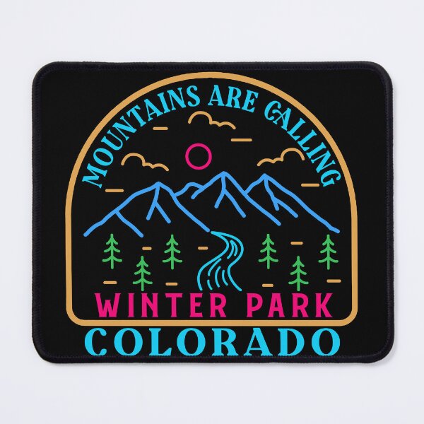Item preview, Winter Park Colorado- line art designed and sold by Nature-mark.