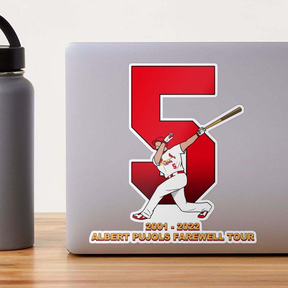 Pujols Farewell Tour Sticker for Sale by CheezyStudios