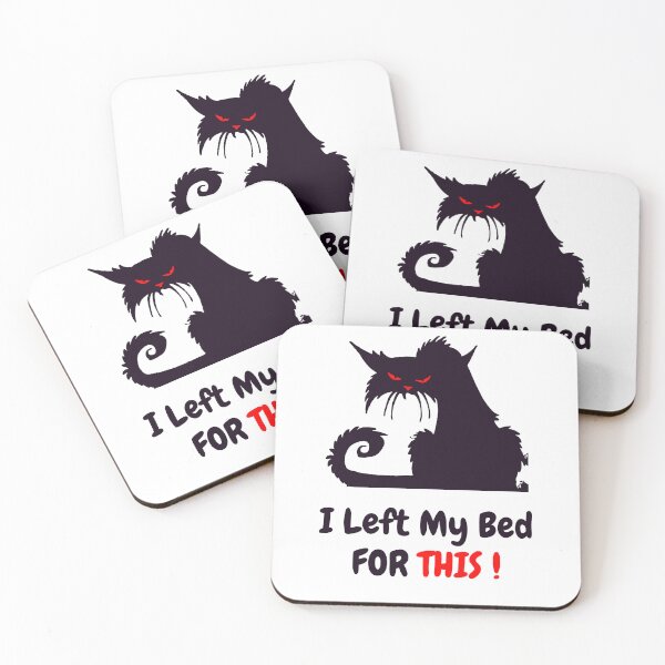 Item preview, Funny Black Cat I Left My Bed For This designed and sold by qartet.