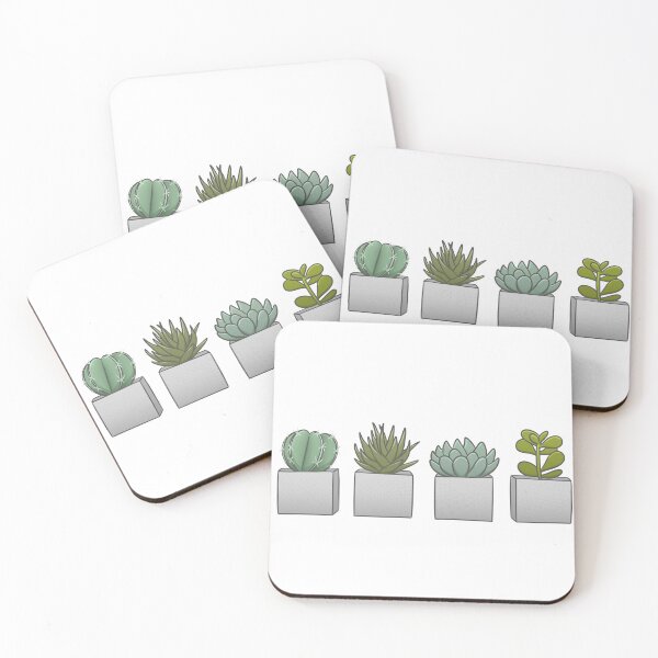 Item preview, Row of Small Succulents designed and sold by kabocha-chan.