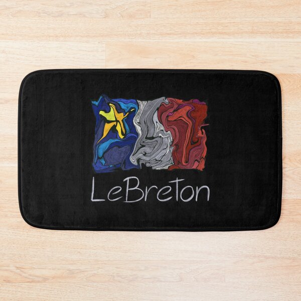 Item preview, Acadian Flag pastel liquid mosaic LeBreton - Drapeau acadien mosaïque liquide pastel vitrail LeBreton designed and sold by ColoursOfFrance.