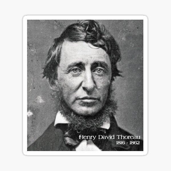 Item preview, Thoreau Gifts - Henry David Thoreau Classic Portrait Gift Ideas for Literature Teachers Librarians & Philosophers & Fans of Walden designed and sold by merkraht.