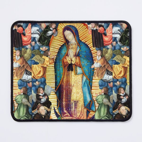 Item preview, Our Lady of Guadalupe Virgin Mary and Angels designed and sold by hispanicworld.