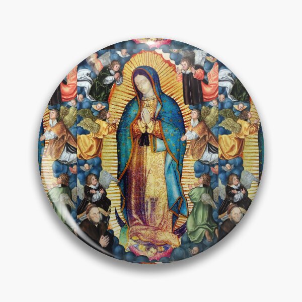 Item preview, Our Lady of Guadalupe Virgin Mary and Angels designed and sold by hispanicworld.