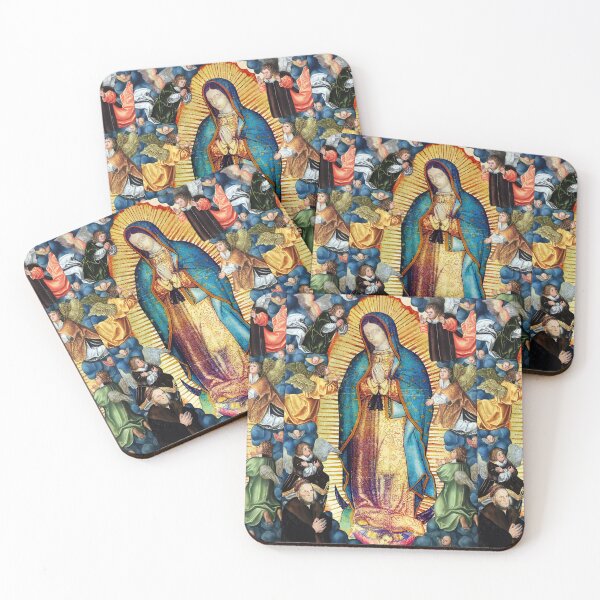 Item preview, Our Lady of Guadalupe Virgin Mary and Angels designed and sold by hispanicworld.
