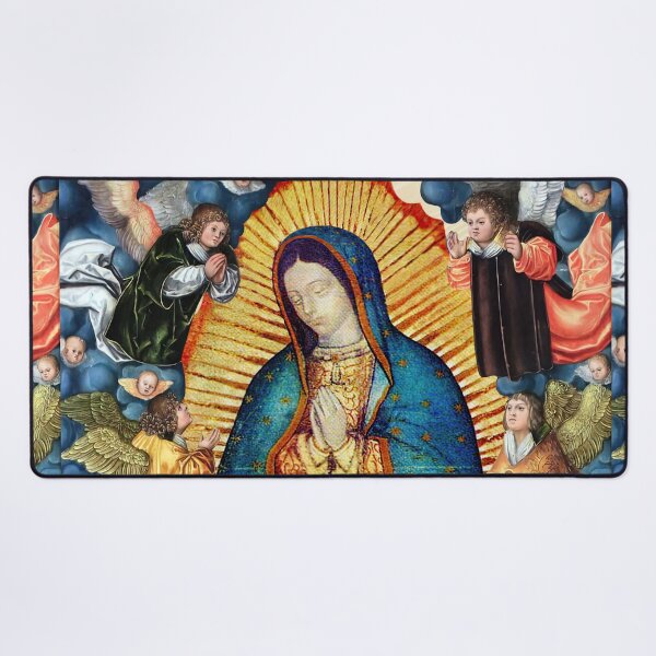 Item preview, Our Lady of Guadalupe Virgin Mary and Angels designed and sold by hispanicworld.