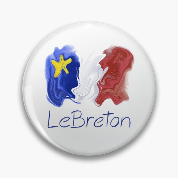 Item preview, Acadian Flag pastel liquid LeBreton  - Drapeau acadien liquide pastel LeBreton designed and sold by ColoursOfFrance.
