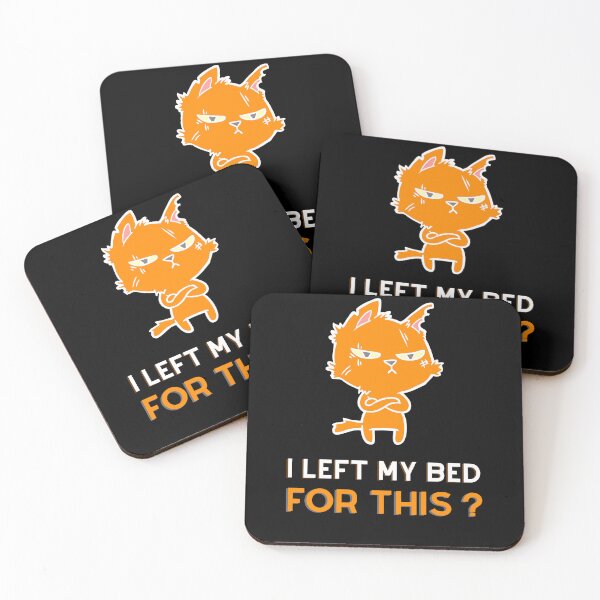 Item preview, Funny Orange Cat I Left My Bed For This designed and sold by qartet.
