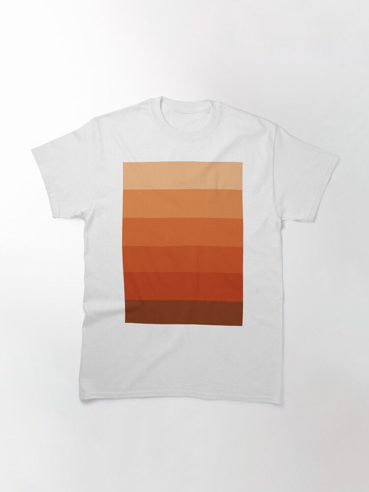 Alternate view of Burnt Umber Ombre Classic T-Shirt