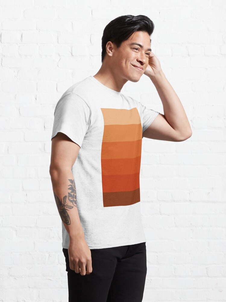 Alternate view of Burnt Umber Ombre Classic T-Shirt