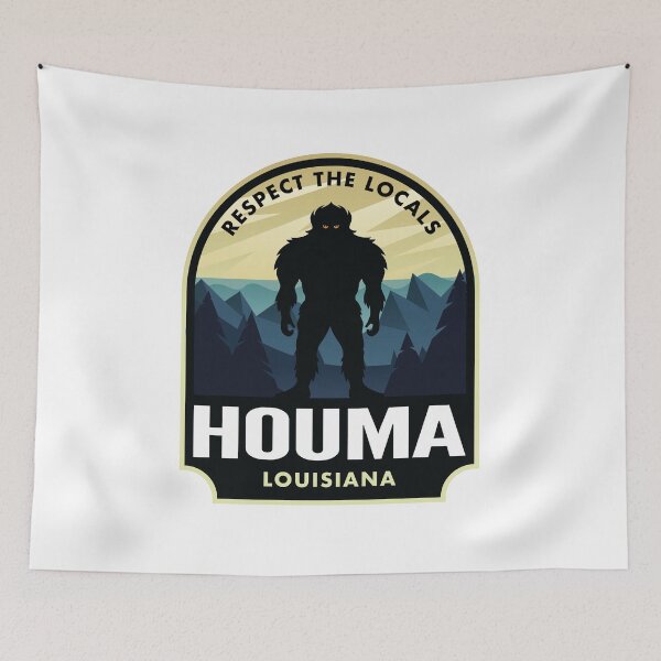 Item preview, Houma Louisiana Bigfoot Sasquatch designed and sold by HalpinDesign.