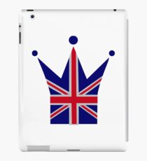 Crown United Kingdom flag iPad Case/Skin