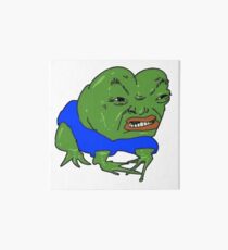 Pepe the Angry Frog Art Board