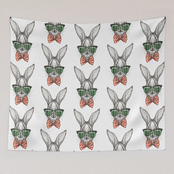 Item preview, Cute doodle little rabbit designed and sold by EmilyFun.