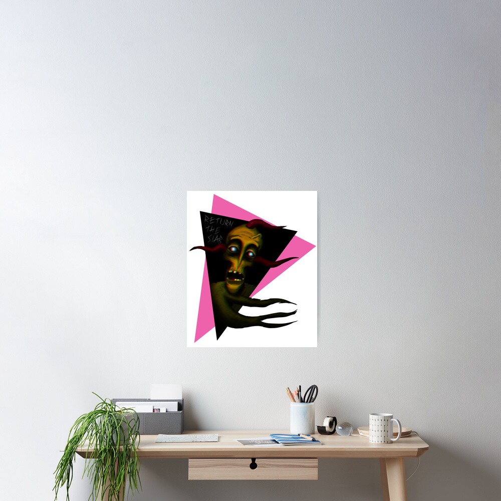 Return The Slab Courage The Cowardly Dog "Return The Slab King Ramses Courage the Cowardly Dog™ " Poster by