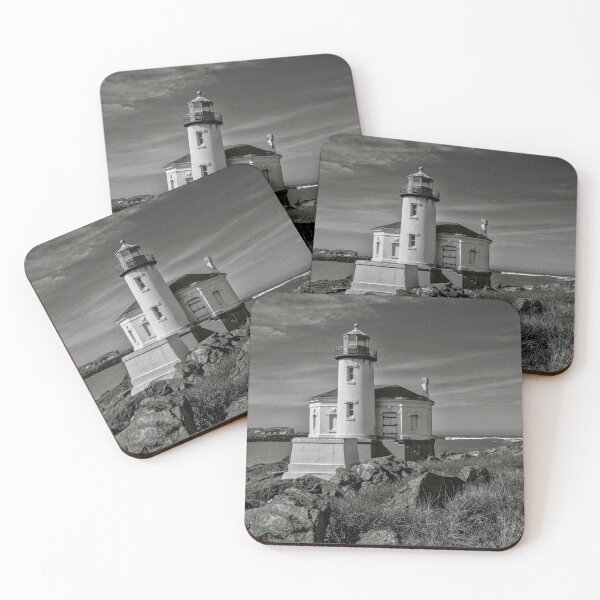Item preview, Coquille River Lighthouse Canvas, by DAM Creative, designed and sold by DAM Creative ⭐⭐⭐⭐⭐.