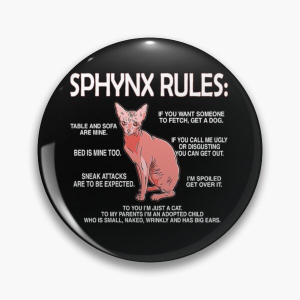 Item preview, Sphynx cat rules gift card designed and sold by jackienorfolkal.