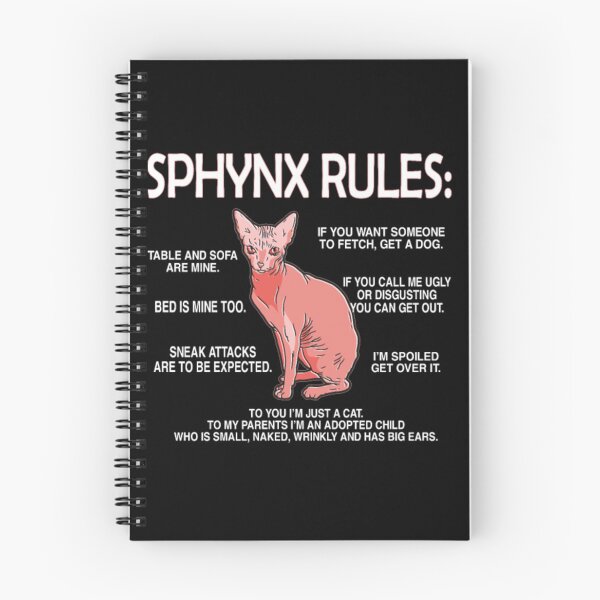 Item preview, Sphynx cat rules gift card designed and sold by jackienorfolkal.
