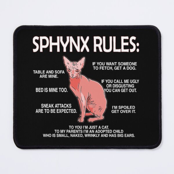 Item preview, Sphynx cat rules gift card designed and sold by jackienorfolkal.