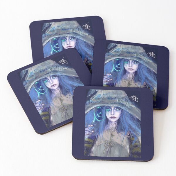 Item preview, Blue Witch drawing by Wonderlandonacid designed and sold by WonderlandAcid.