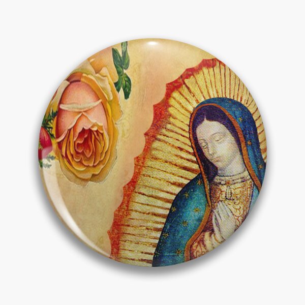 Item preview, of Our Lady of Guadalupe Virgin Mary and Roses designed and sold by hispanicworld.