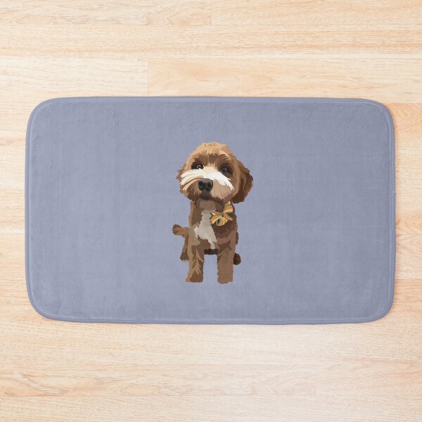 Item preview, Cute Cavoodle with Bow Portrait  designed and sold by Lavender-Cloud.