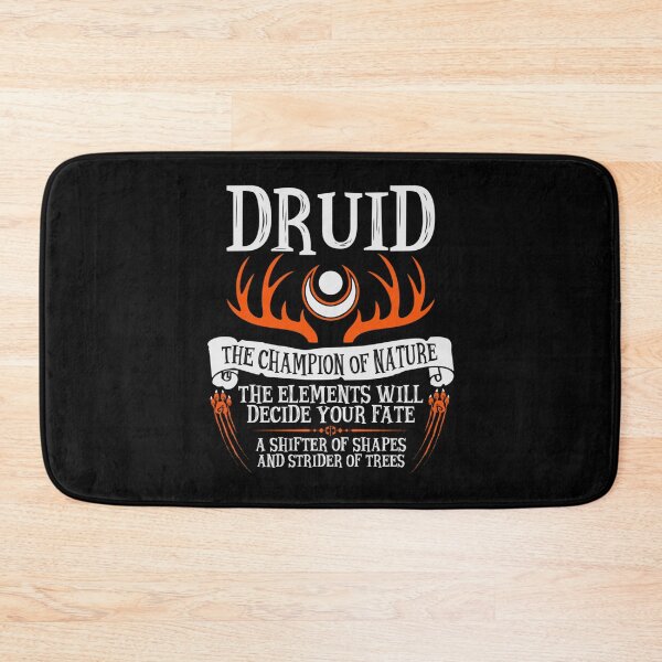 Item preview, DRUID, LE CHAMPION DE LA NATURE - Donjons & Dragons (Noir) . essentiel designed and sold by lippyevwurm9.
