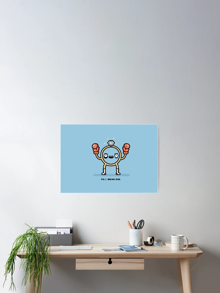 Thumbnail 2 of 3, Poster, Boxing ring designed and sold by Randyotter.