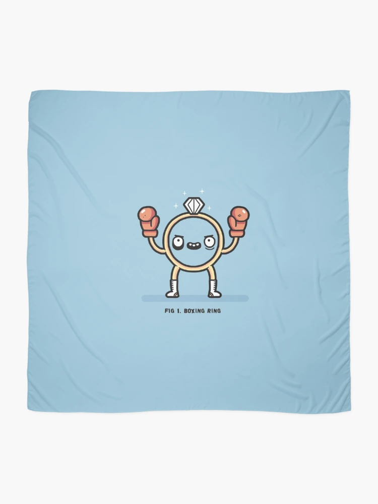 Thumbnail 2 of 3, Scarf, Boxing ring designed and sold by Randyotter.