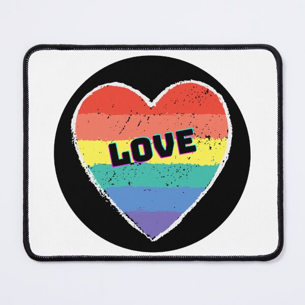 Item preview, Chalk Rainbow Heart with LOVE designed and sold by TracyDDigitals.