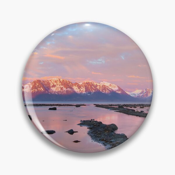 Item preview, Landscape of mountains near water designed and sold by Midnight-Hour.