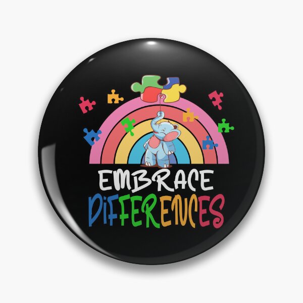 Item preview, Embrace Differences Elephant Mom Autism Child Awareness design designed and sold by Merchking1.