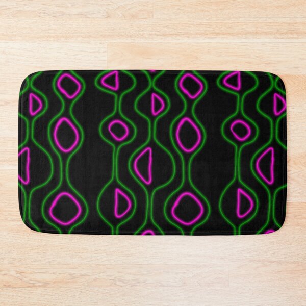 Item preview, 50s style Neon Abstract Blobs Green Pink designed and sold by that5280lady.