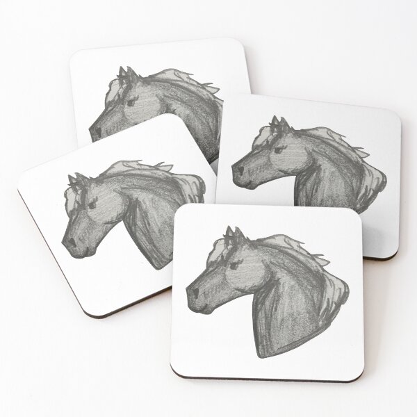 Item preview, Cute Horse Drawing Sketch designed and sold by theaadesigns.