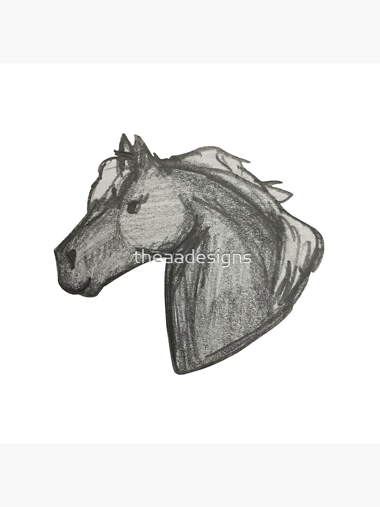 Premium Vector | Cute horse cartoon hand drawn style