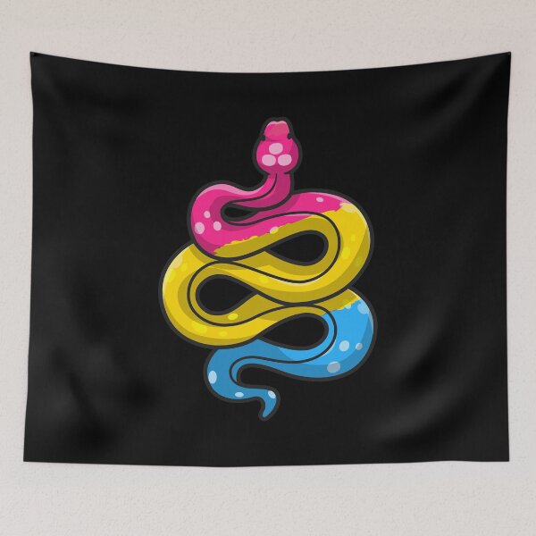 Item preview, Pansexual Pride Stuff Pan Flag Colors Snake Reptile Lover designed and sold by 14thFloor.