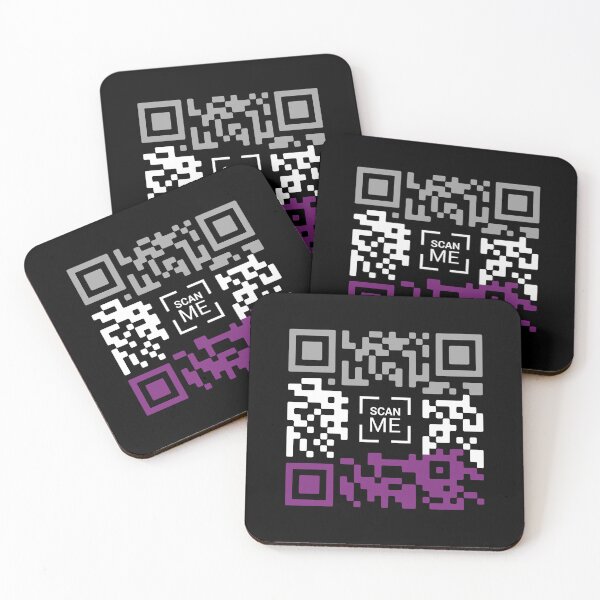 Item preview, Asexual QR Code designed and sold by Pridish.