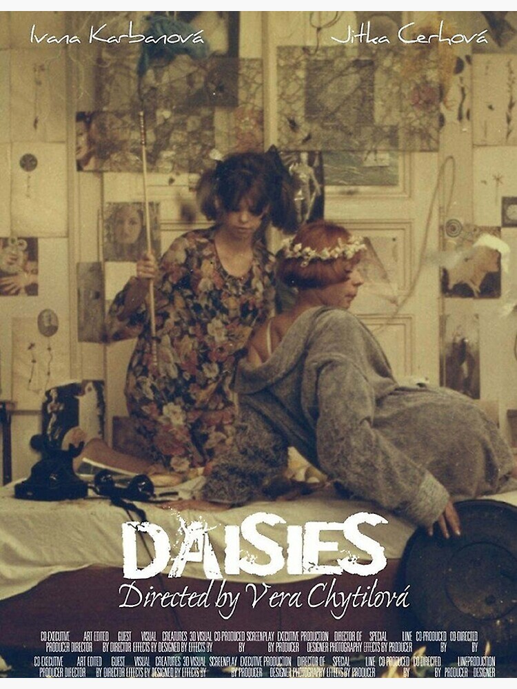 "Daisies (1966) movie" Poster for Sale by lindaverduzco Redbubble