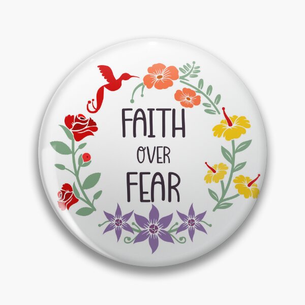 Item preview, Faith over fear designed and sold by i-cottagedesign.