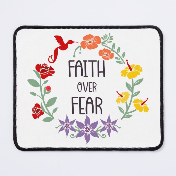 Item preview, Faith over fear designed and sold by i-cottagedesign.