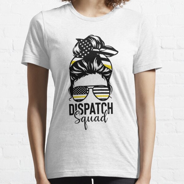 911 Dispatcher Shirt for First Responder, Police Dispatch Tshirt, Word Cloud  Shirt, Thin Gold Line Shirt for Sheriff, Dispatcher Gifts Women 