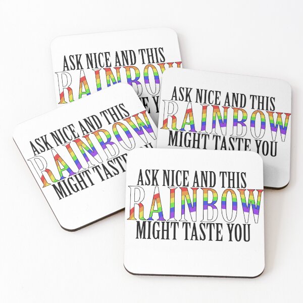 Item preview, Ask Nice Rainbow designed and sold by JackieDeeArt.