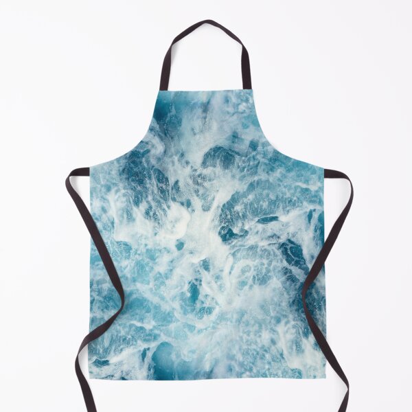 Item preview, White Sea Foam and Blue Ocean Waves Texture designed and sold by nimreninmu.